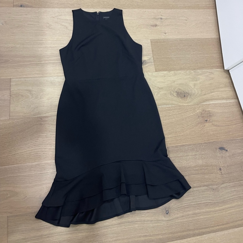 Ann Taylor Black High Low Dress